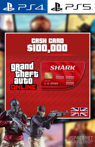 Grand Theft Auto V GTA 5 Online: Red Shark Cash Card [UK]